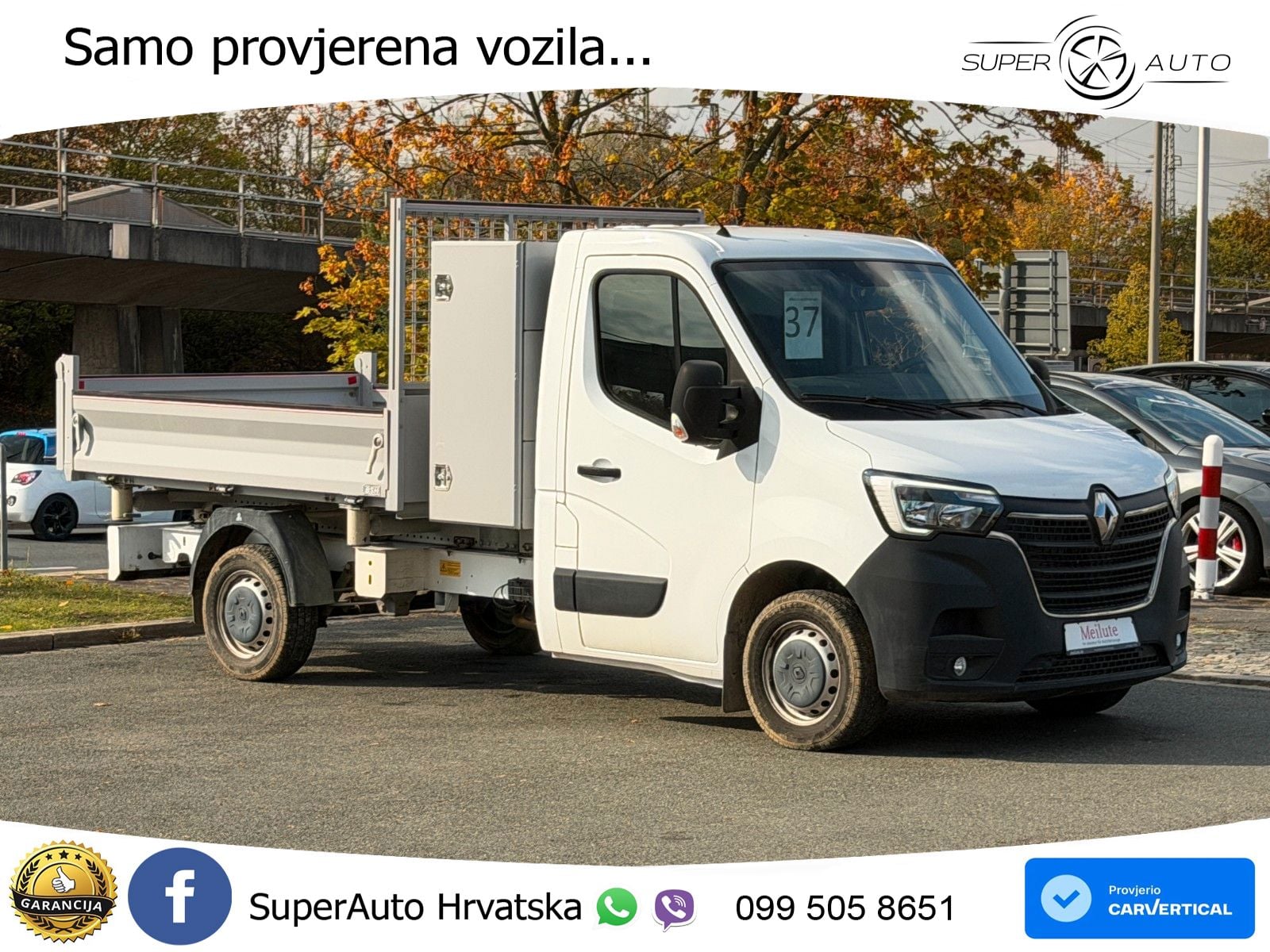 Renault Master Dreiseitenkipper*2,3L*Klima*2,5t AHK*LED* 145 KS