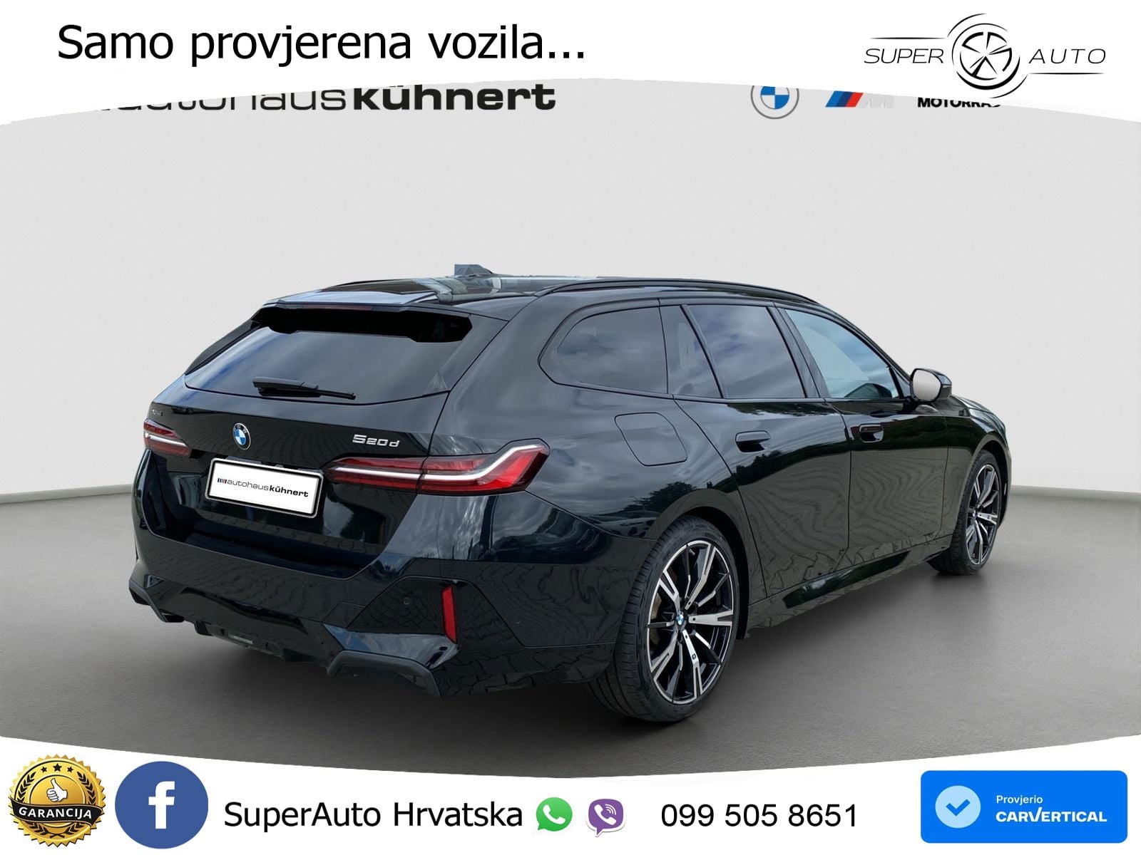 BMW 520d Touring (197 KS) xDrive Steptronic M Sport LED+GR SJED+ACC