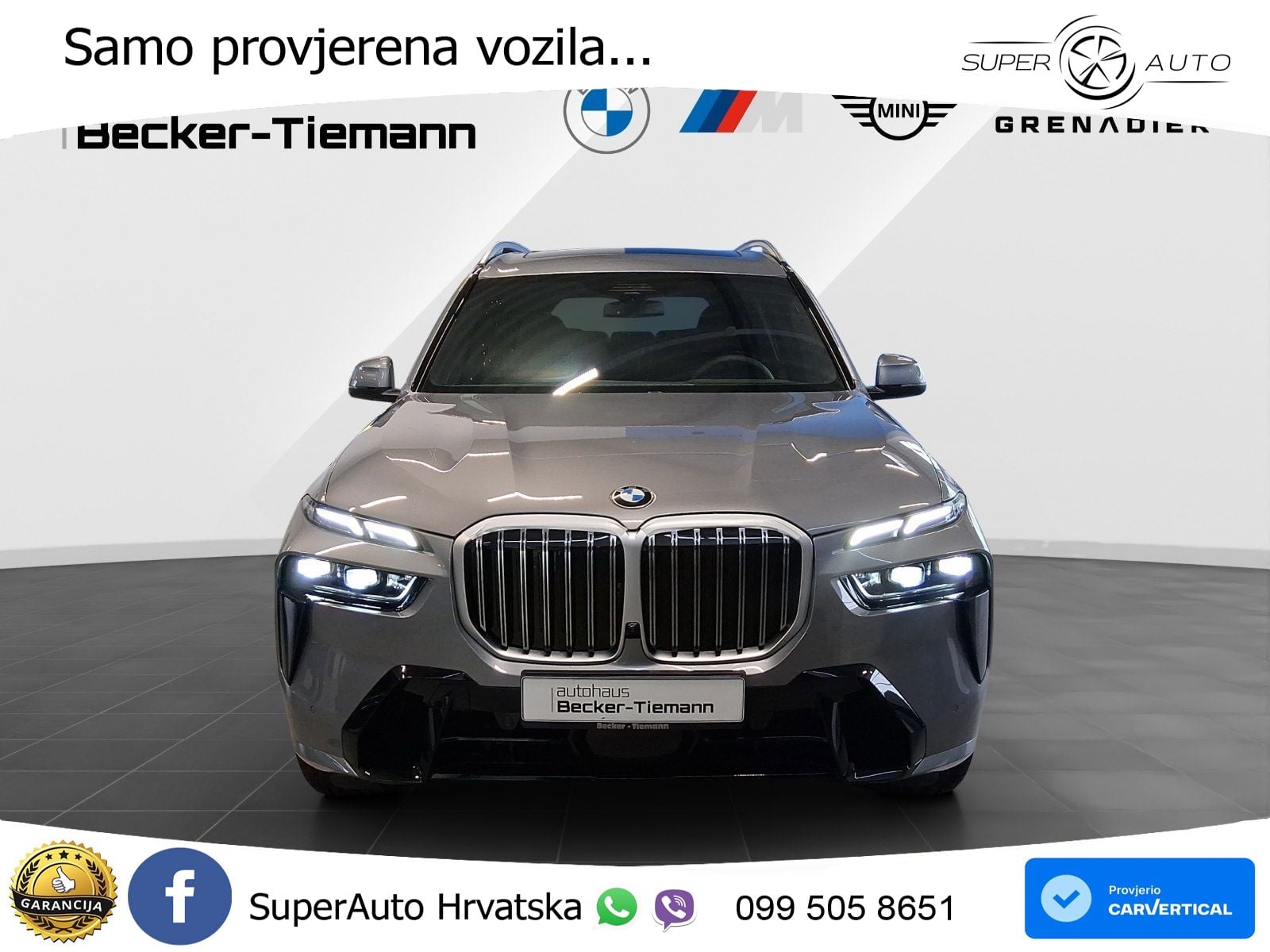 BMW X7 40d (352 KS) xDrive Steptronic ZRAČNI+ACC+GR SJED+KAM+PANO