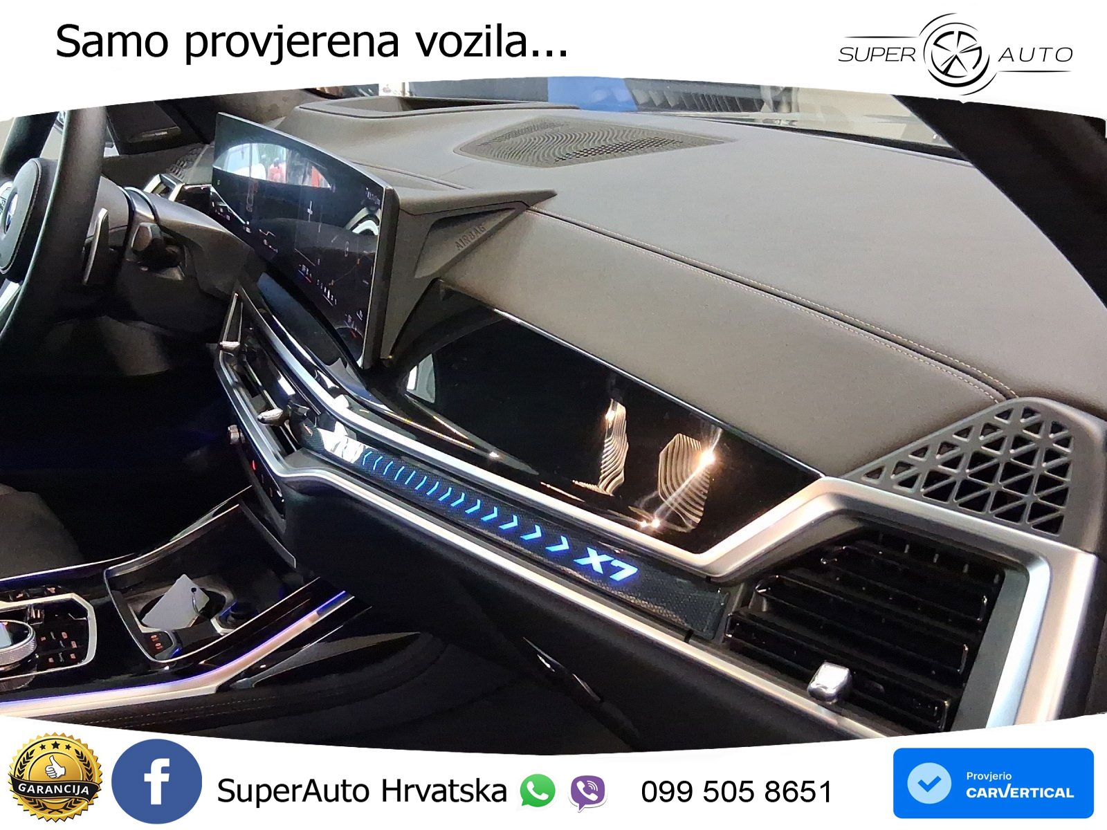 BMW X7 40d (352 KS) xDrive Steptronic ZRAČNI+ACC+GR SJED+KAM+PANO