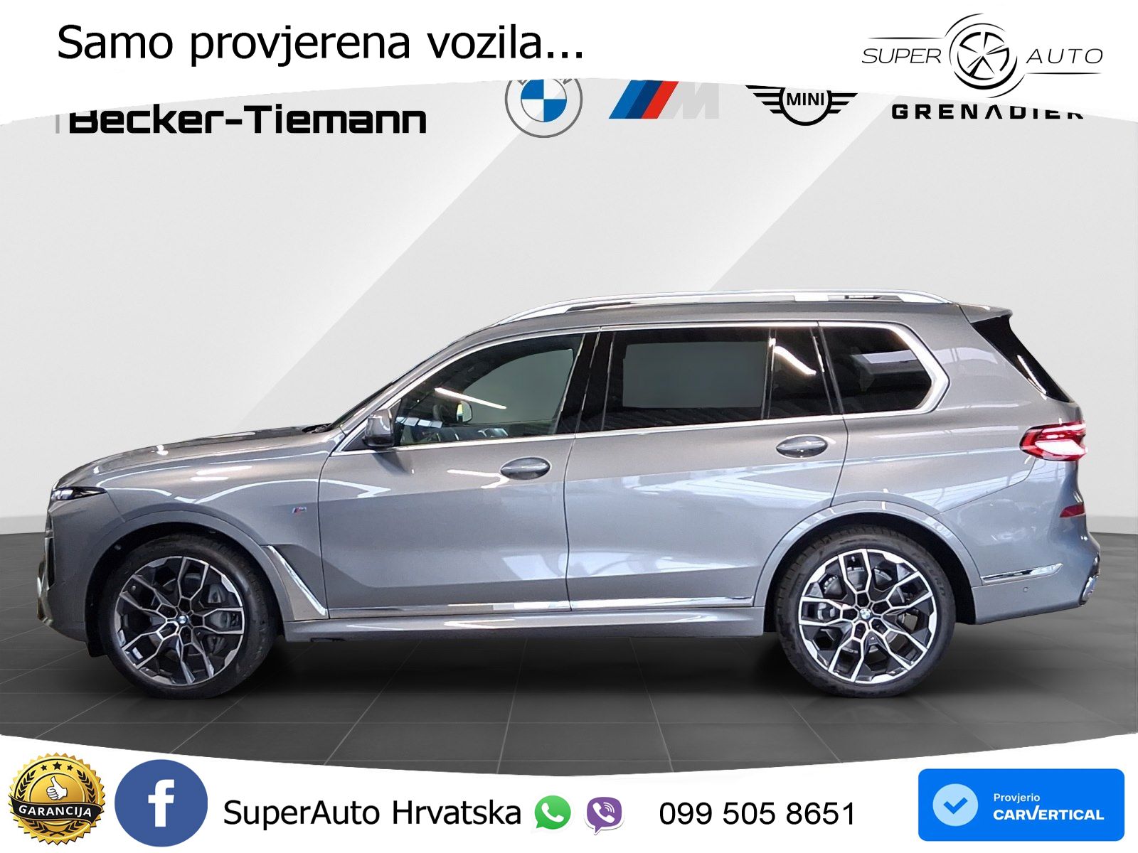 BMW X7 40d (352 KS) xDrive Steptronic ZRAČNI+ACC+GR SJED+KAM+PANO