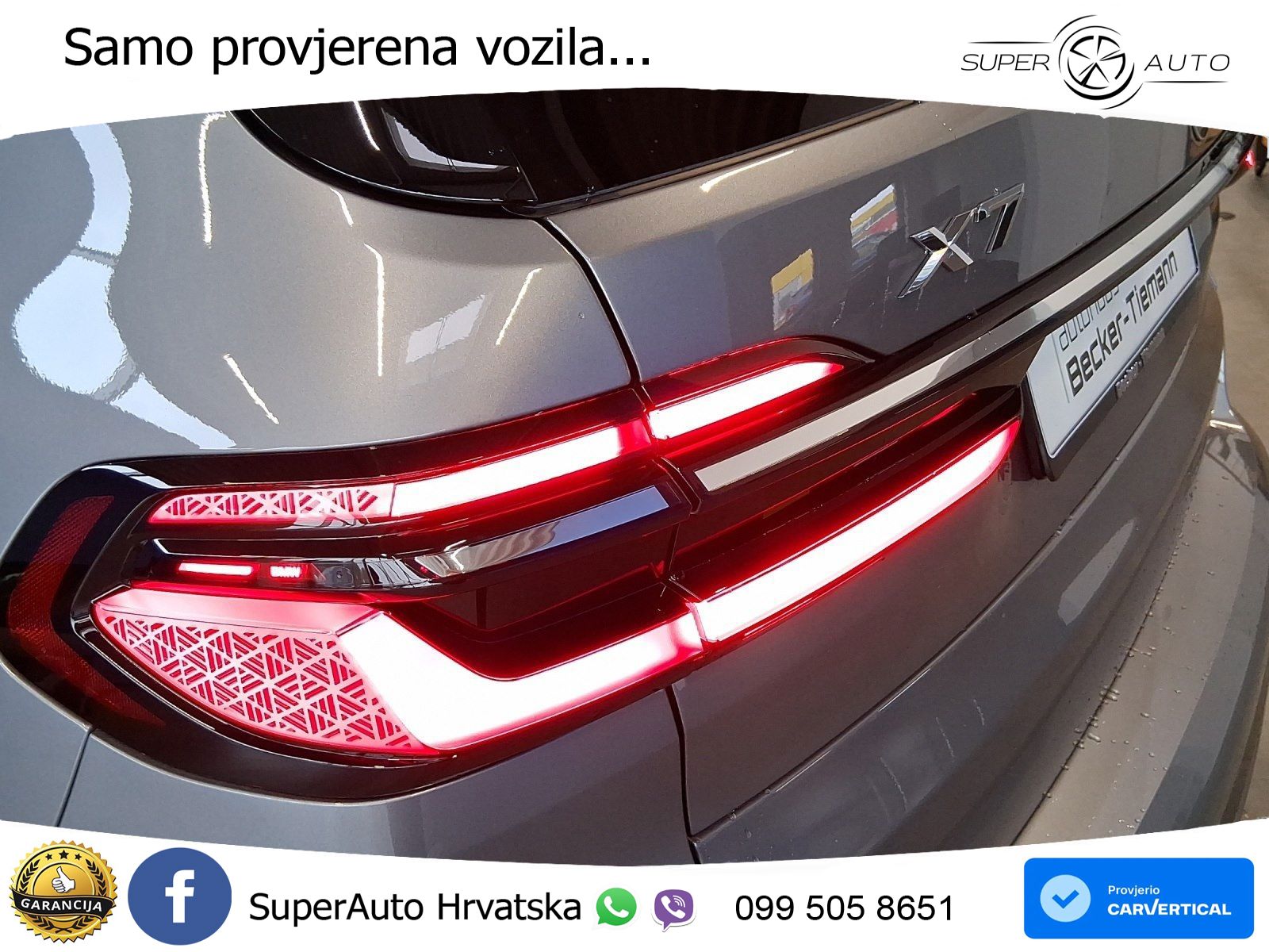 BMW X7 40d (352 KS) xDrive Steptronic ZRAČNI+ACC+GR SJED+KAM+PANO