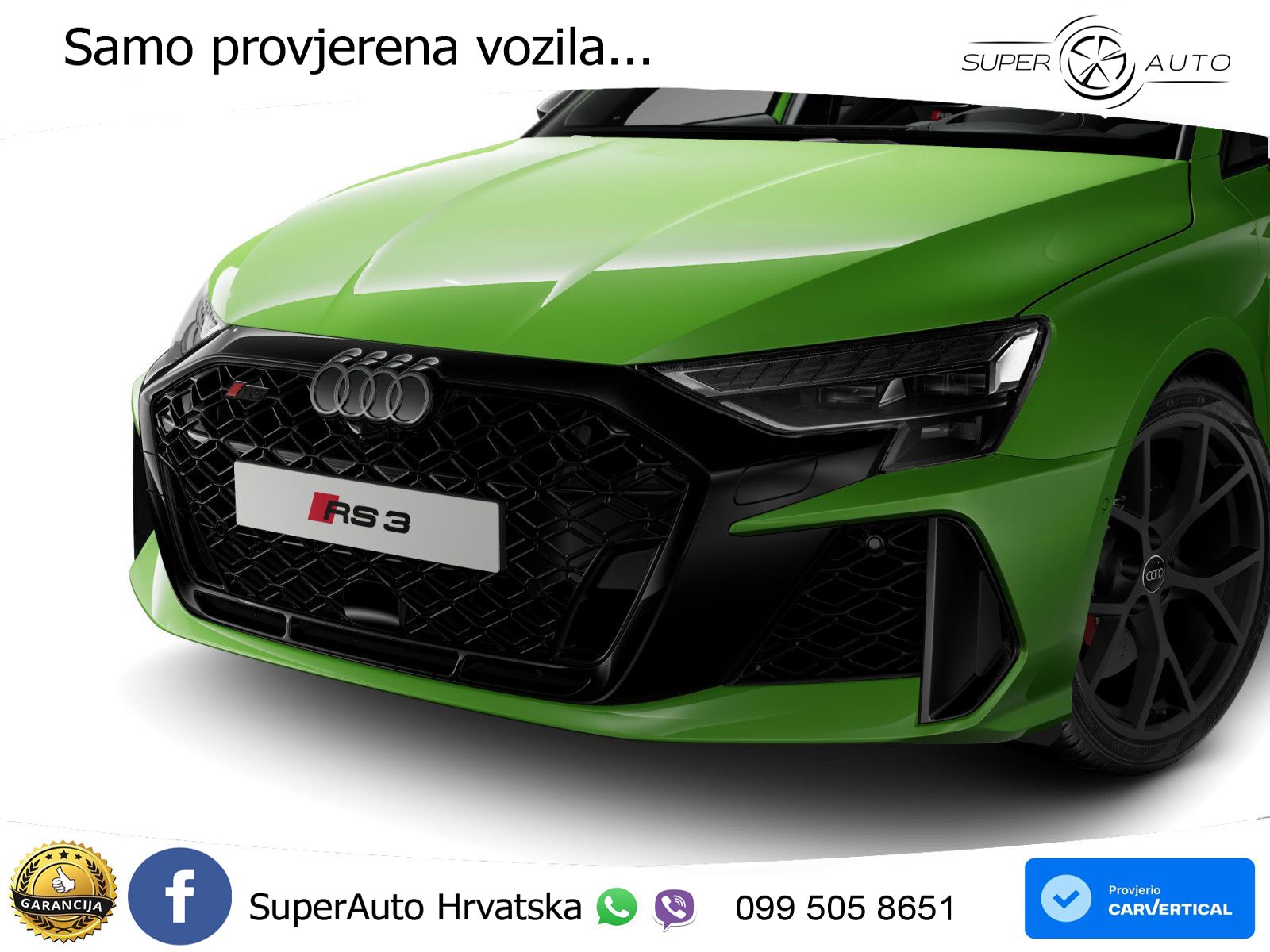 Audi RS3 Sportback 2.5 TFSI (400 KS) quattro S tronic LED+GR SJED+ACC