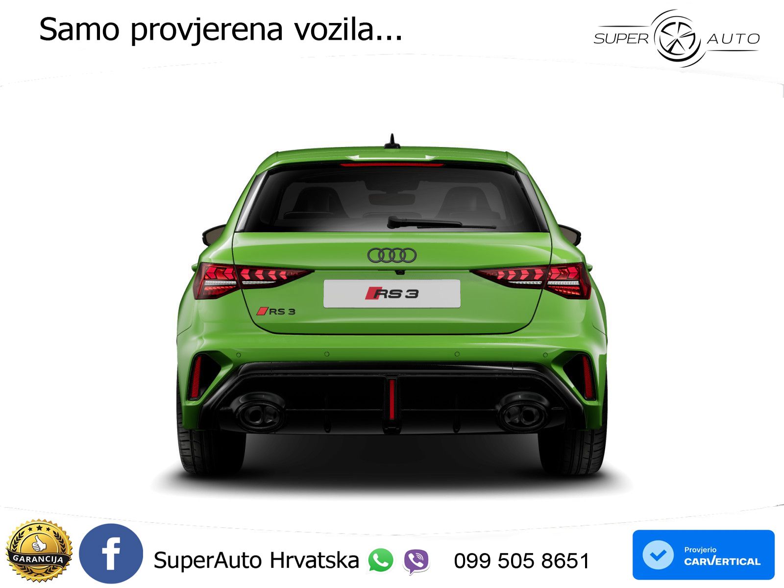 Audi RS3 Sportback 2.5 TFSI (400 KS) quattro S tronic LED+GR SJED+ACC