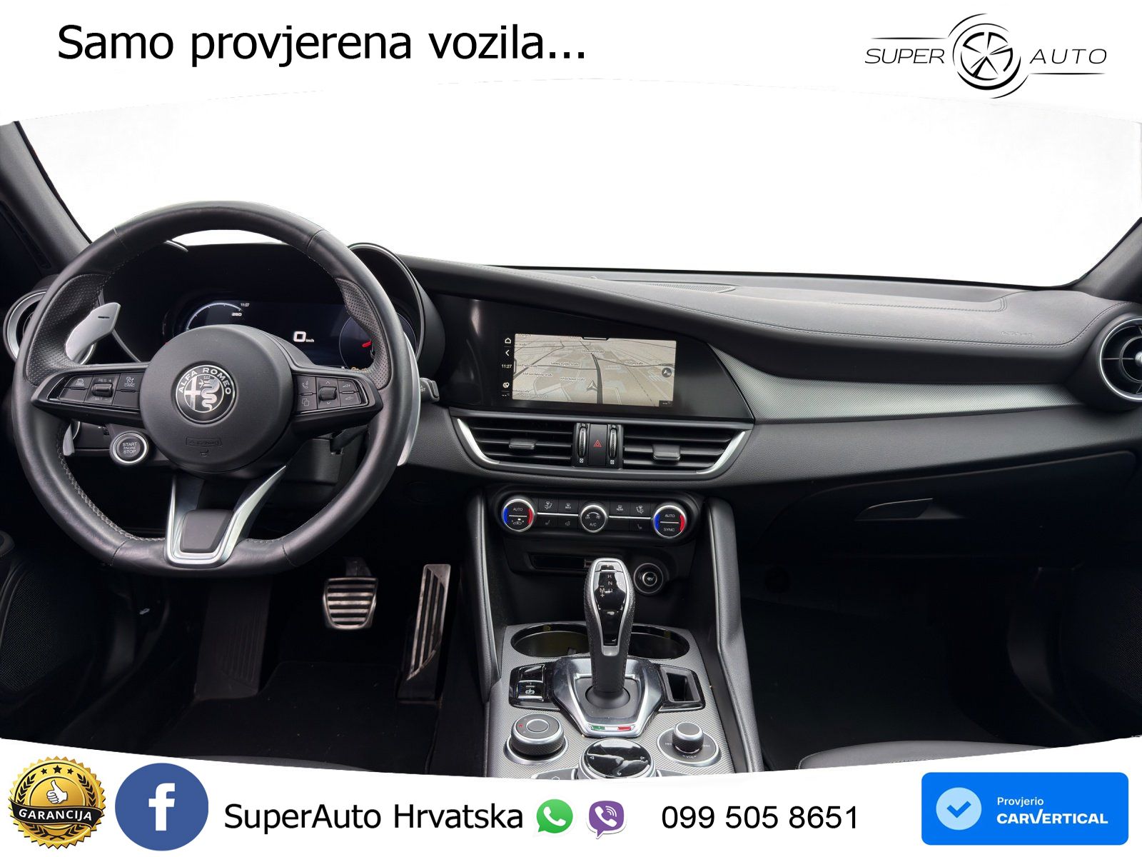 Alfa Romeo Giulia 2.2 MultiJet II (210 KS) Q4 Automatic LED+GR SJED+ACC