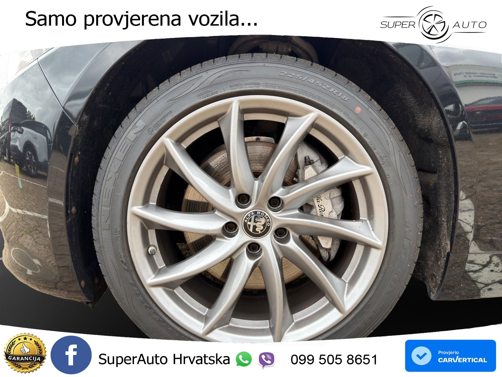 Alfa Romeo Giulia 2.2 MultiJet II (210 KS) Q4 Automatic LED+GR SJED+ACC