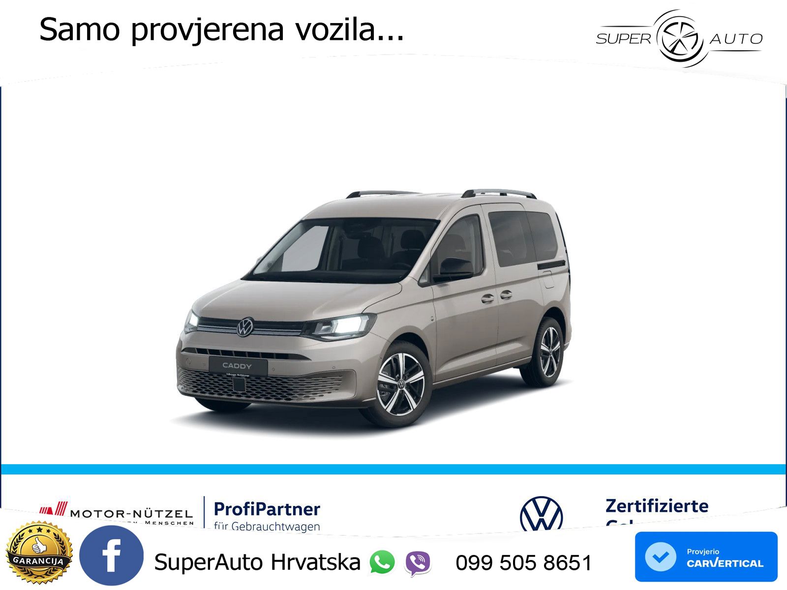 Volkswagen CADDY 1.5TSI ENERGY+NAVI+ACC+RFK+SHZ+PARKASSIST 116 KS