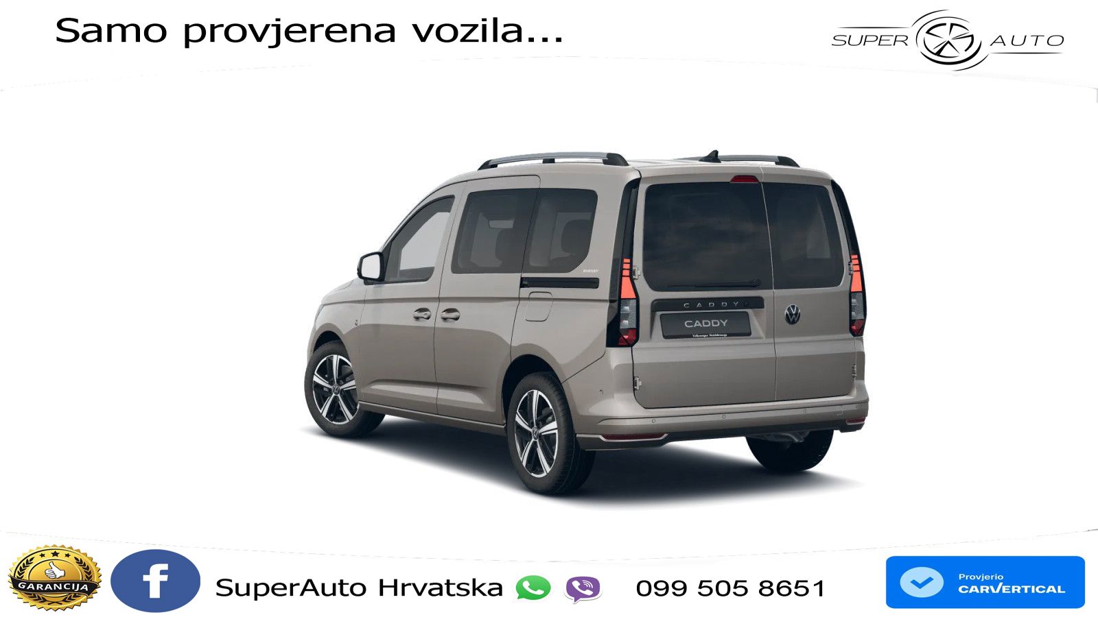 Volkswagen CADDY 1.5TSI ENERGY+NAVI+ACC+RFK+SHZ+PARKASSIST 116 KS
