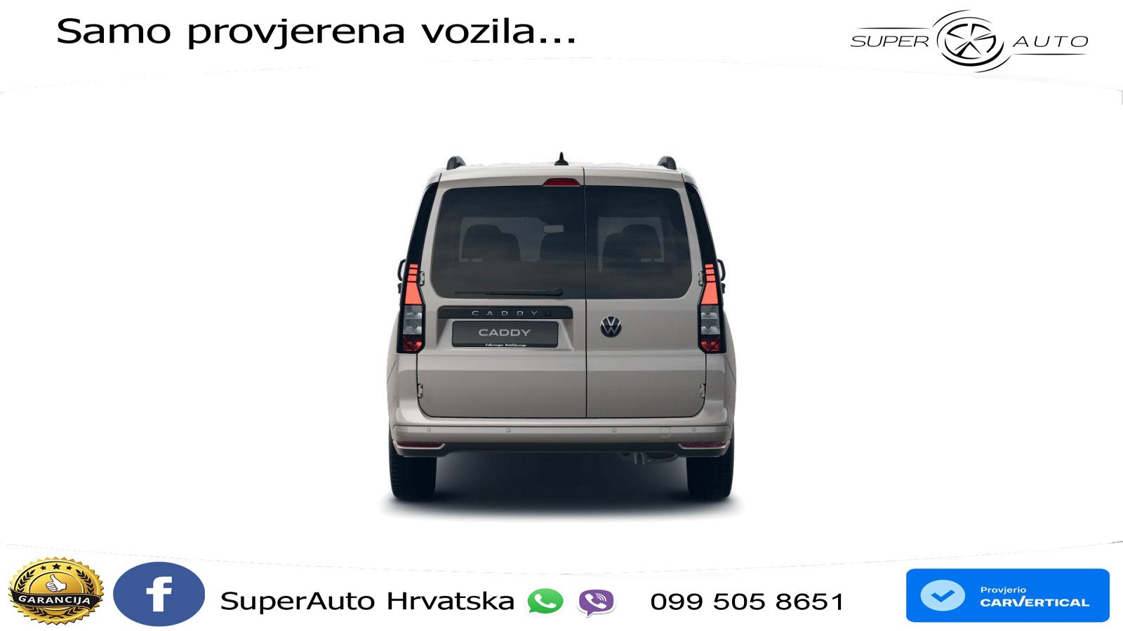 Volkswagen CADDY 1.5TSI ENERGY+NAVI+ACC+RFK+SHZ+PARKASSIST 116 KS