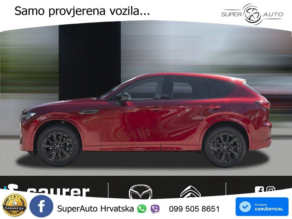 Mazda CX-60 3.3 e-Skyactiv D (254 KS) AWD Automatic MATRIX+GR SJED+KAM