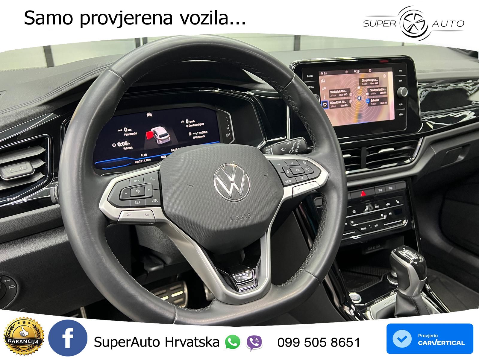 Volkswagen T-Roc 2.0 TSI (190 KS) 4M DSG R-Line MATRIX+GR SJED+KAM