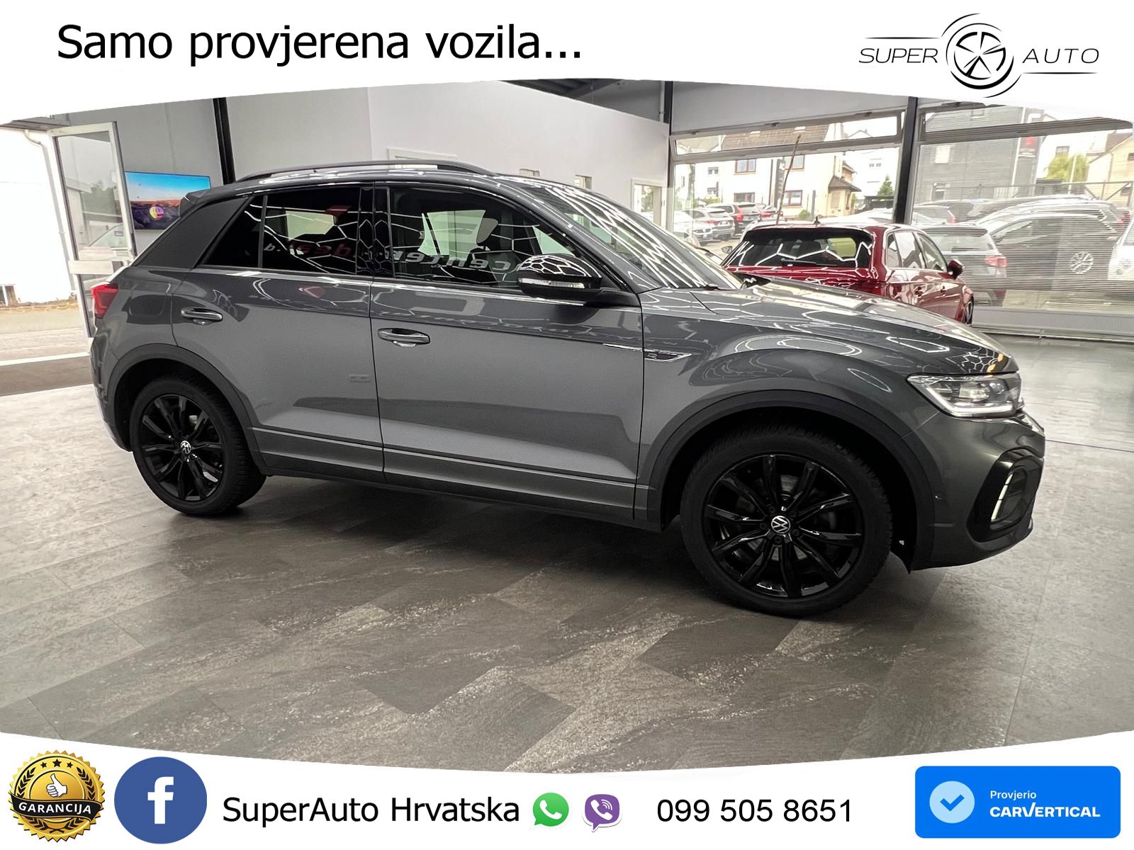 Volkswagen T-Roc 2.0 TSI (190 KS) 4M DSG R-Line MATRIX+GR SJED+KAM
