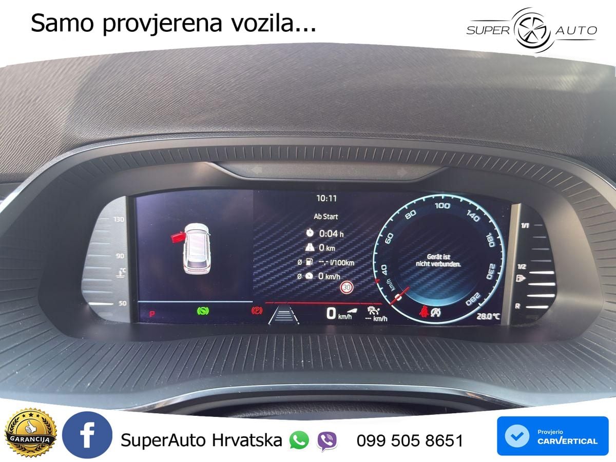 Škoda Octavia Combi RS 2.0 TDI (200 KS) DSG MATRIX+GR SJED+KAM