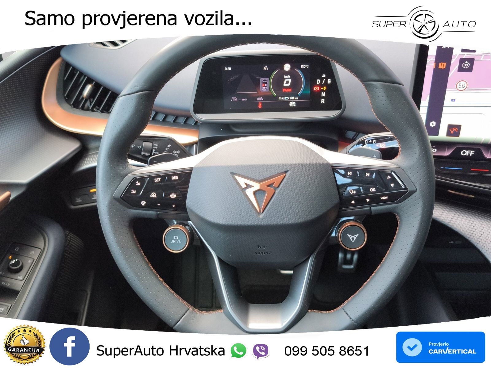 Cupra Tavascan 82 kWh (286 KS) LED+GR SJED+ACC