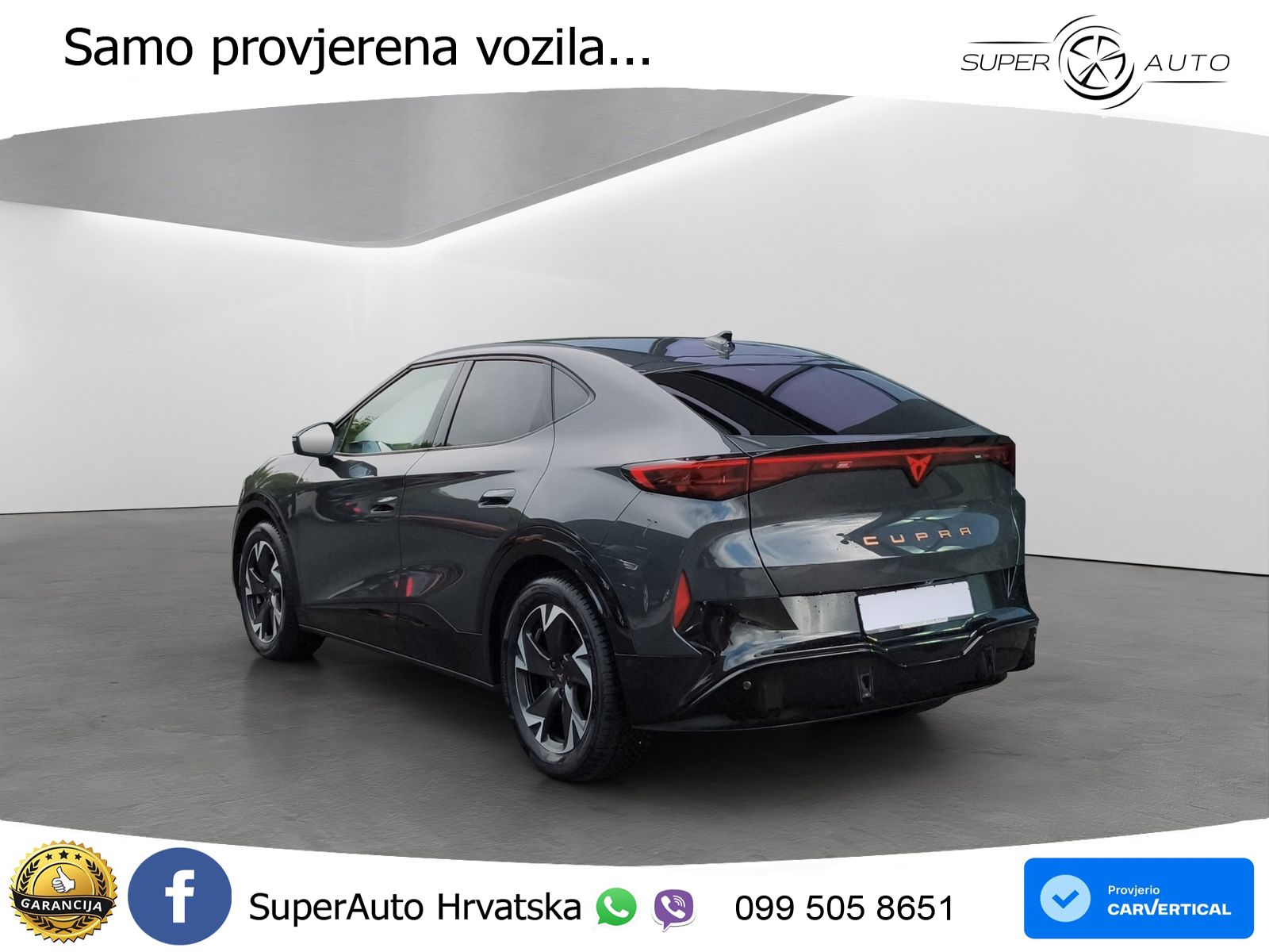 Cupra Tavascan 82 kWh (286 KS) LED+GR SJED+ACC