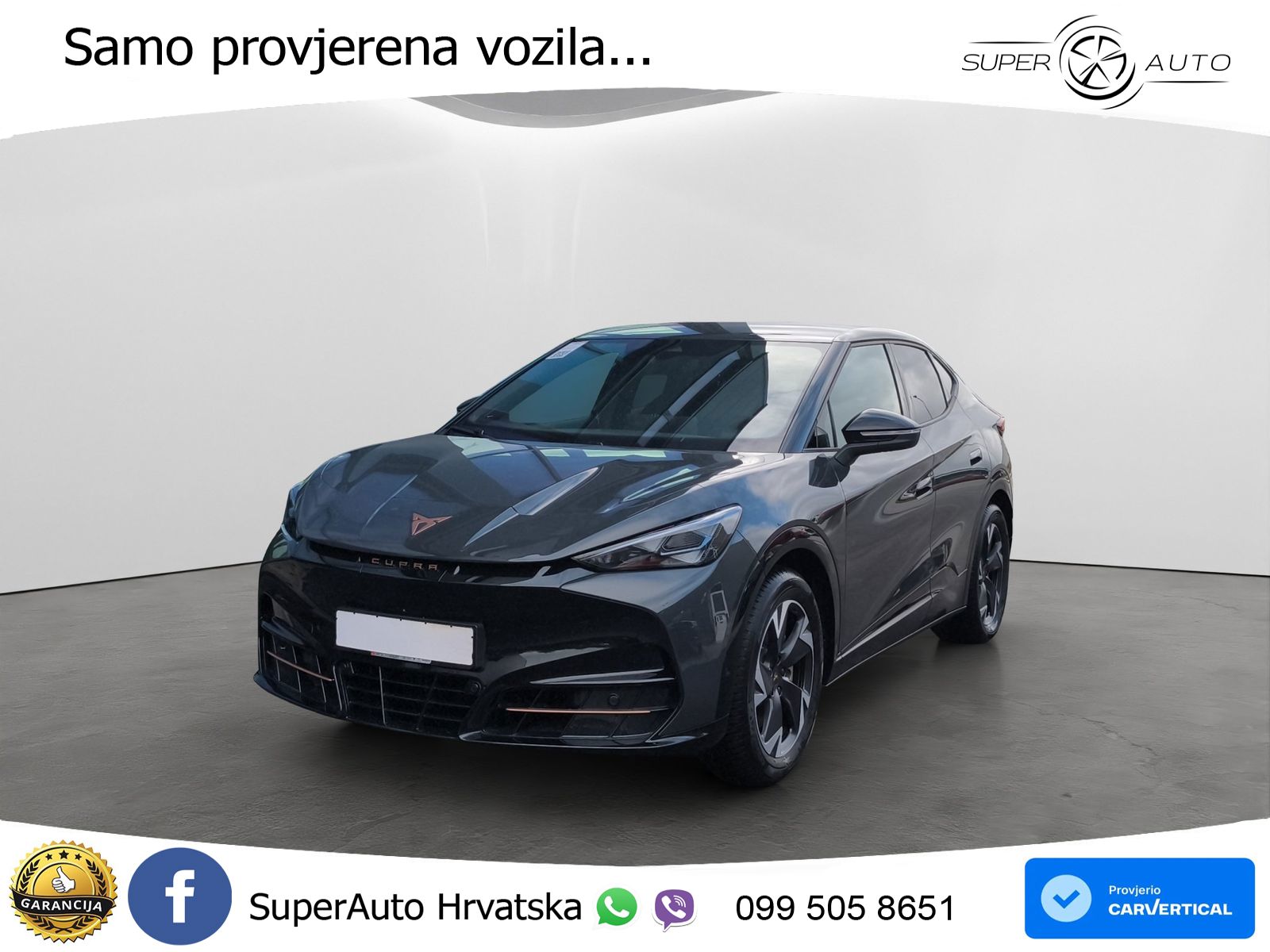 Cupra Tavascan 82 kWh (286 KS) LED+GR SJED+ACC