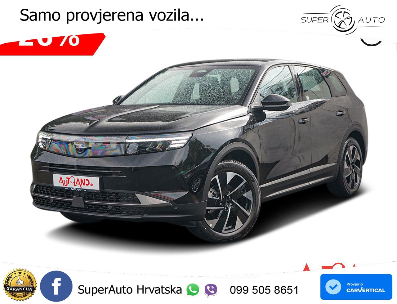 Opel Grandland 1.2 Turbo (145 KS) Hybrid eDCT LED+GR SJED+ACC