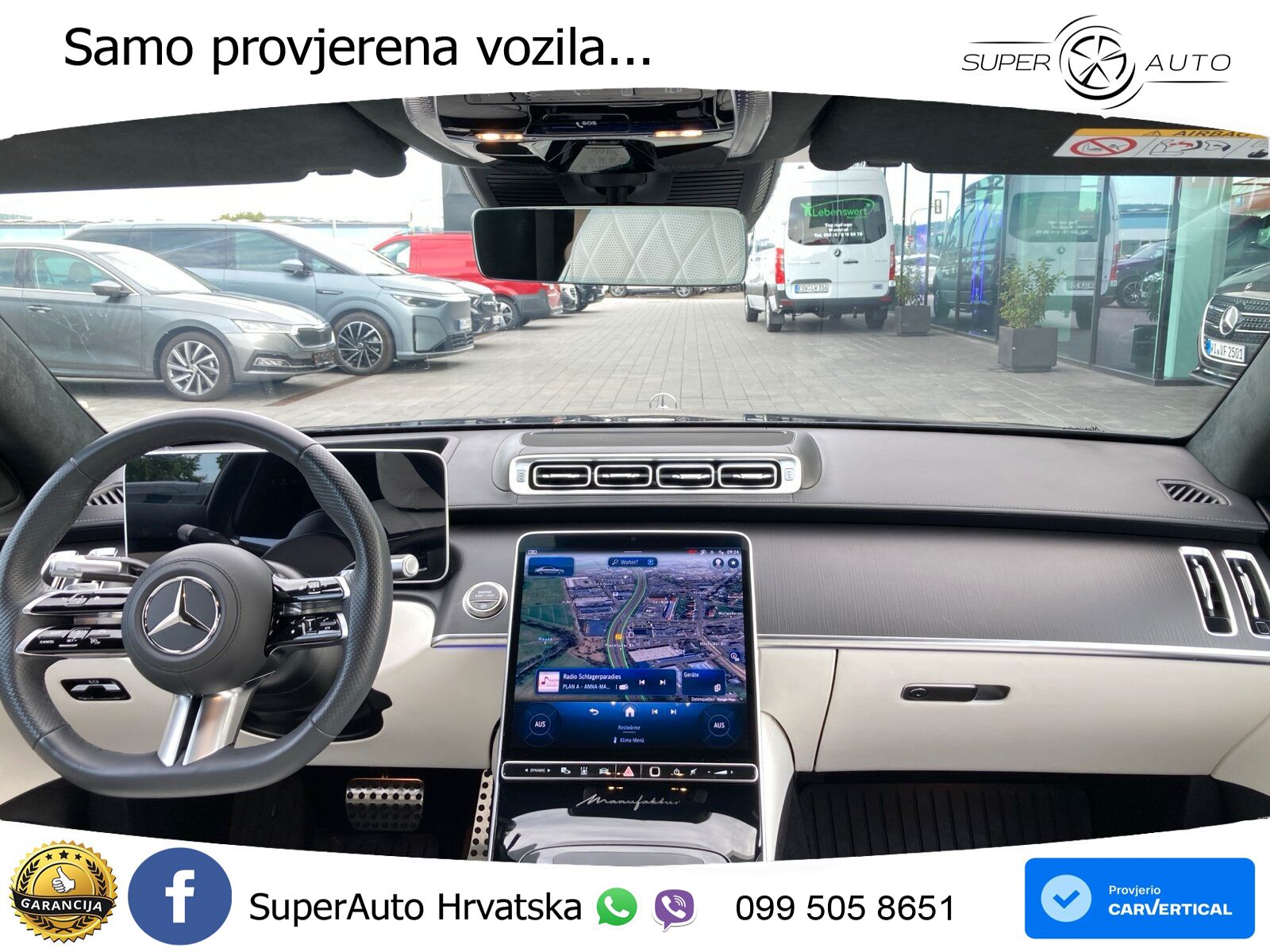 Mercedes S 500 (449 KS) EQ Boost 4MATIC 9G-TRONIC Manufaktur ACC+HEAD+4xGR SJED+360+PANO