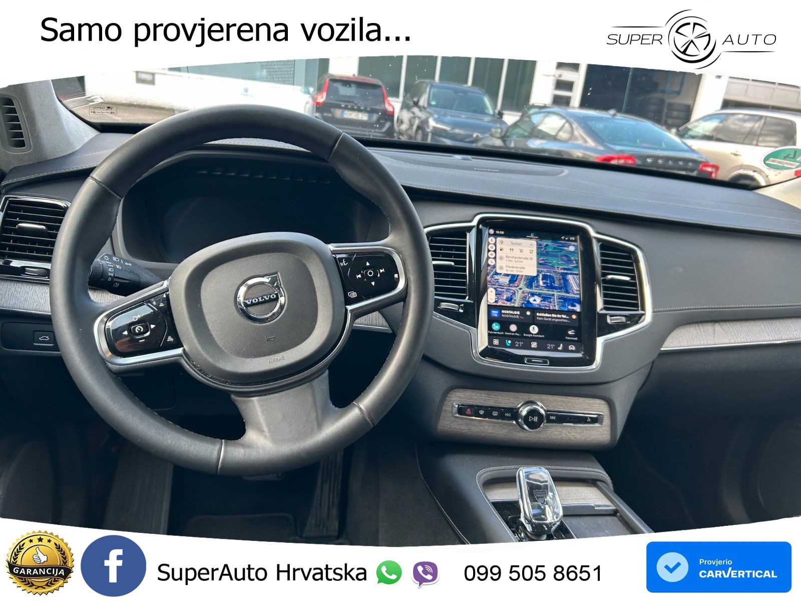 Volvo XC90 2.0 B5 Diesel AWD Automatic ACC+HEAD+4xGR SJED+360+PANO