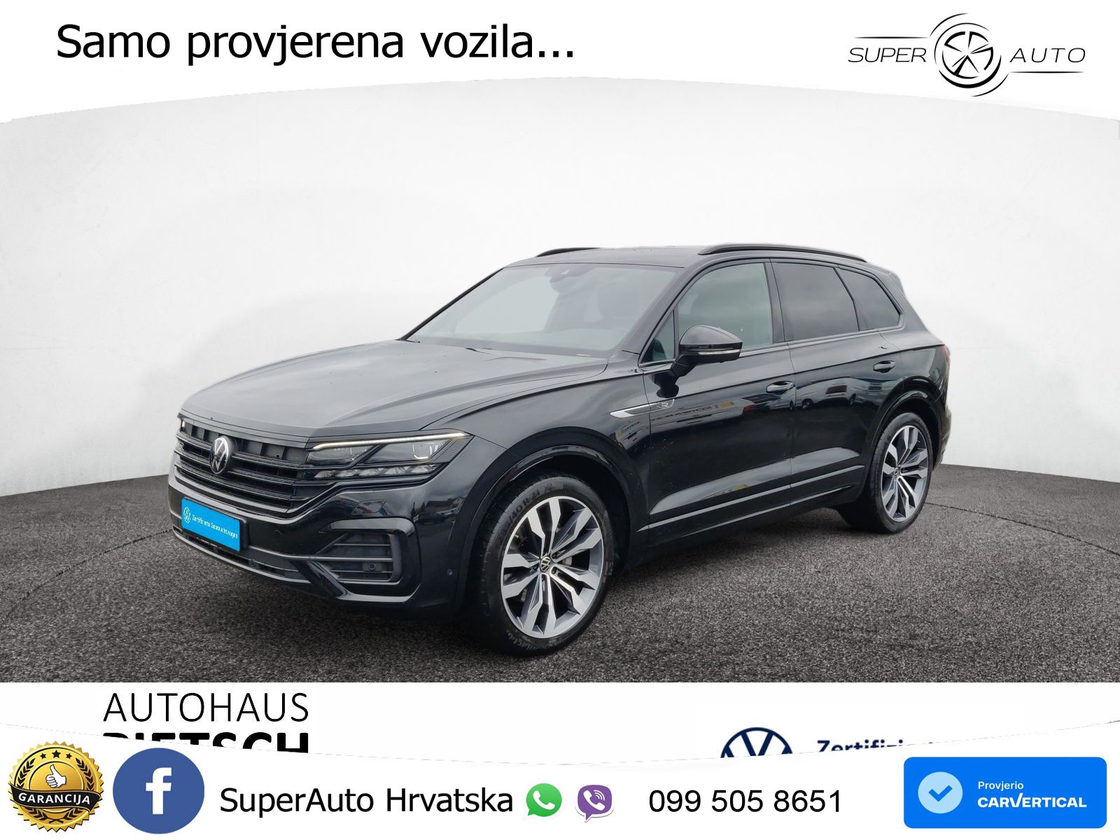 Volkswagen Touareg 3.0 V6 TDI (286 KS) 4MOTION Tiptronic R-Line ZRAČNI+ACC+GR SJED+KAM