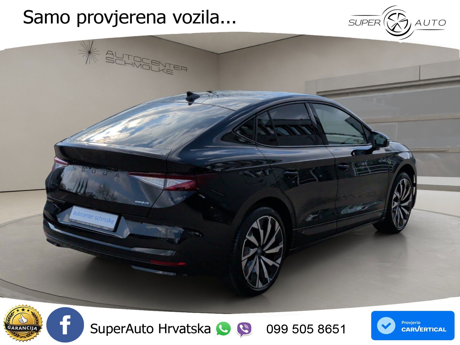 Škoda Enyaq Coupe iV 85 82 kWh (286 KS) SportLine MATRIX+GR SJED+KAM