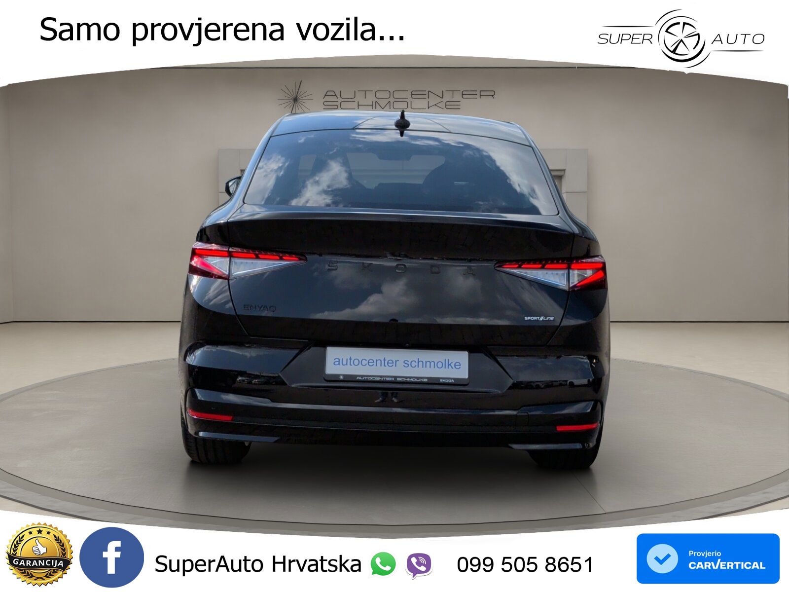 Škoda Enyaq Coupe iV 85 82 kWh (286 KS) SportLine MATRIX+GR SJED+KAM