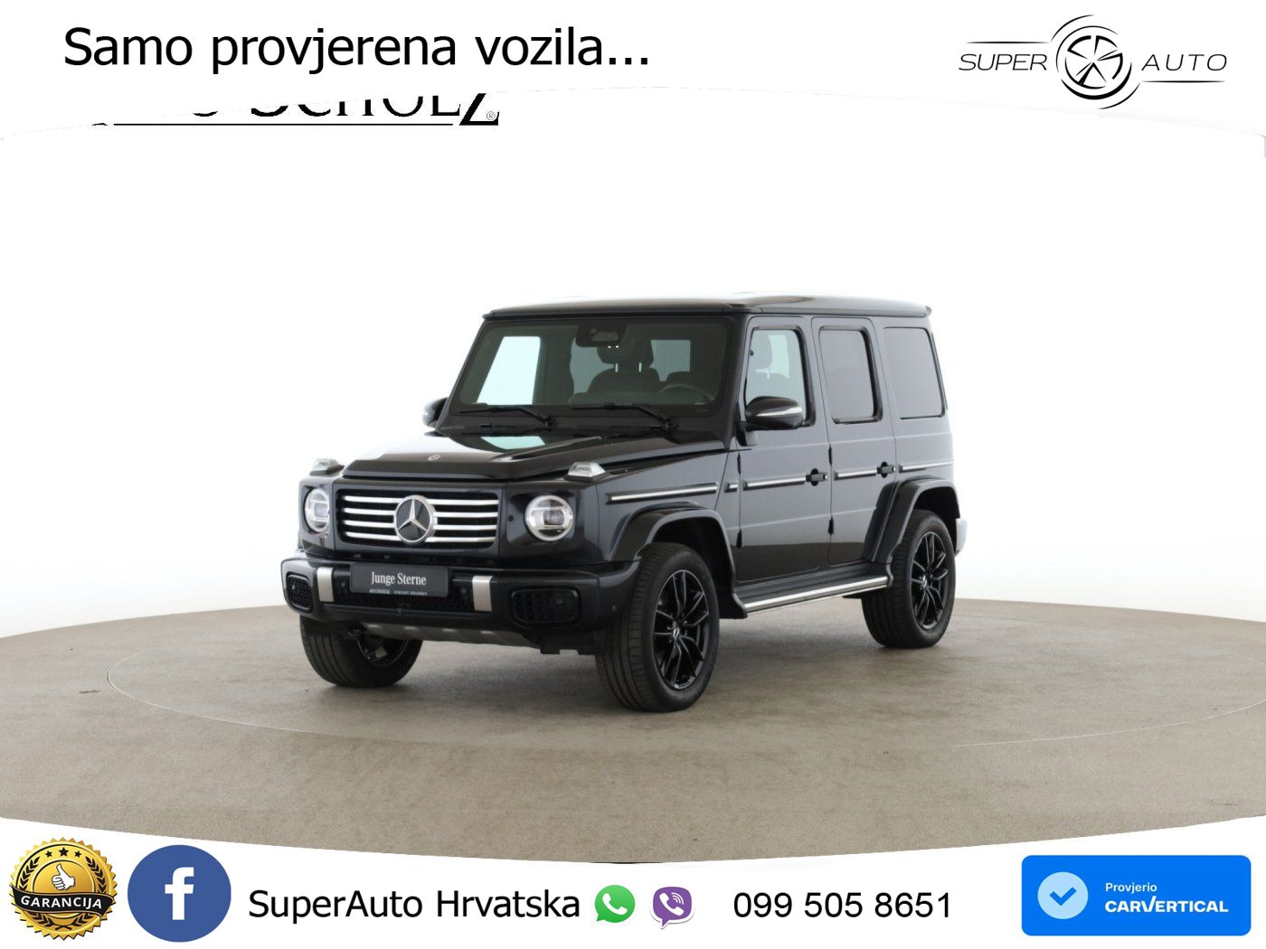 Mercedes G 450d Long (367 KS) 4MATIC 9G-TRONIC Exclusive LED+GR SJED+ACC