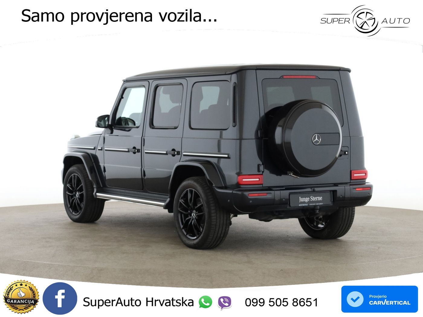 Mercedes G 450d Long (367 KS) 4MATIC 9G-TRONIC Exclusive LED+GR SJED+ACC