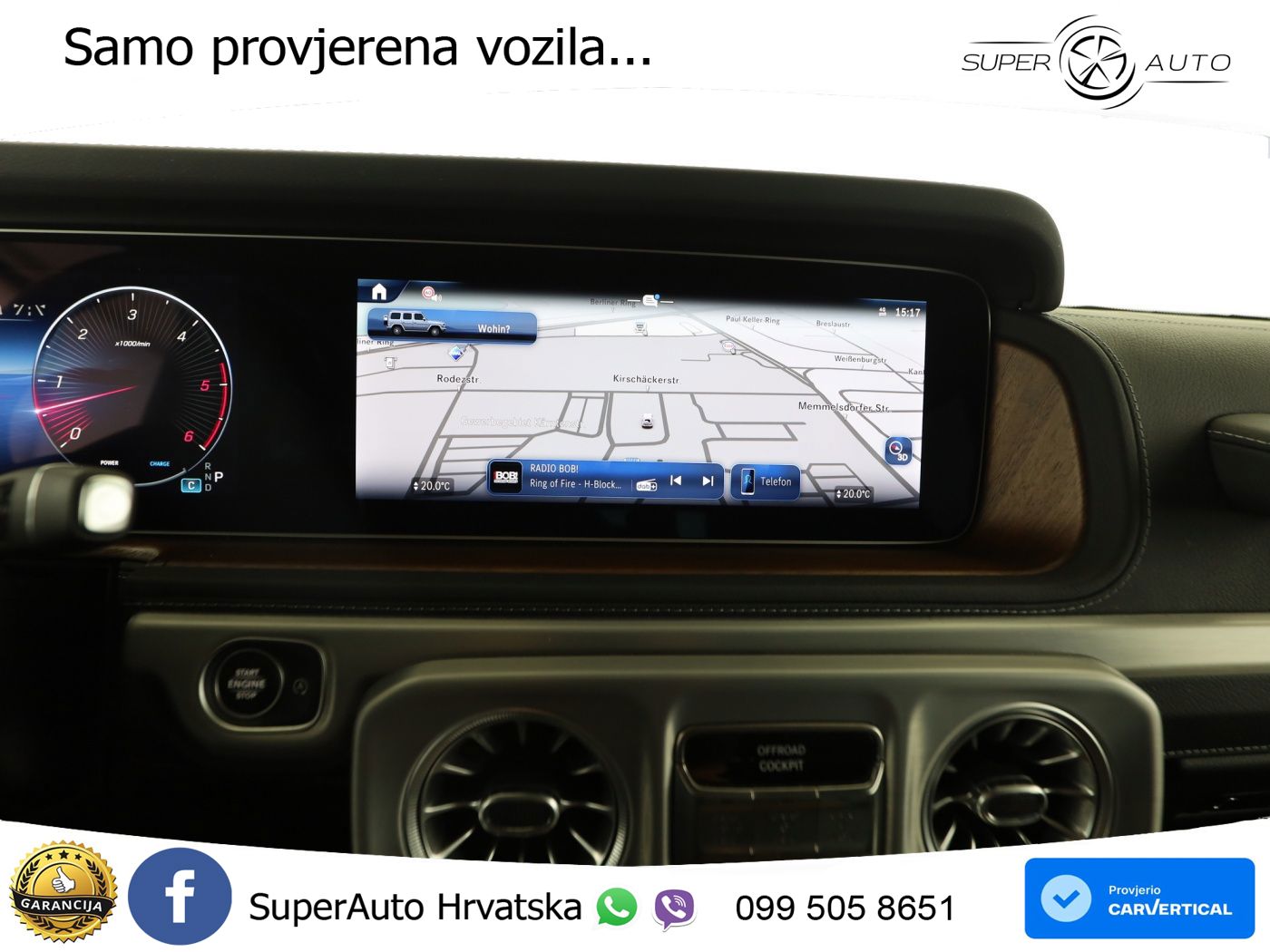 Mercedes G 450d Long (367 KS) 4MATIC 9G-TRONIC Exclusive LED+GR SJED+ACC