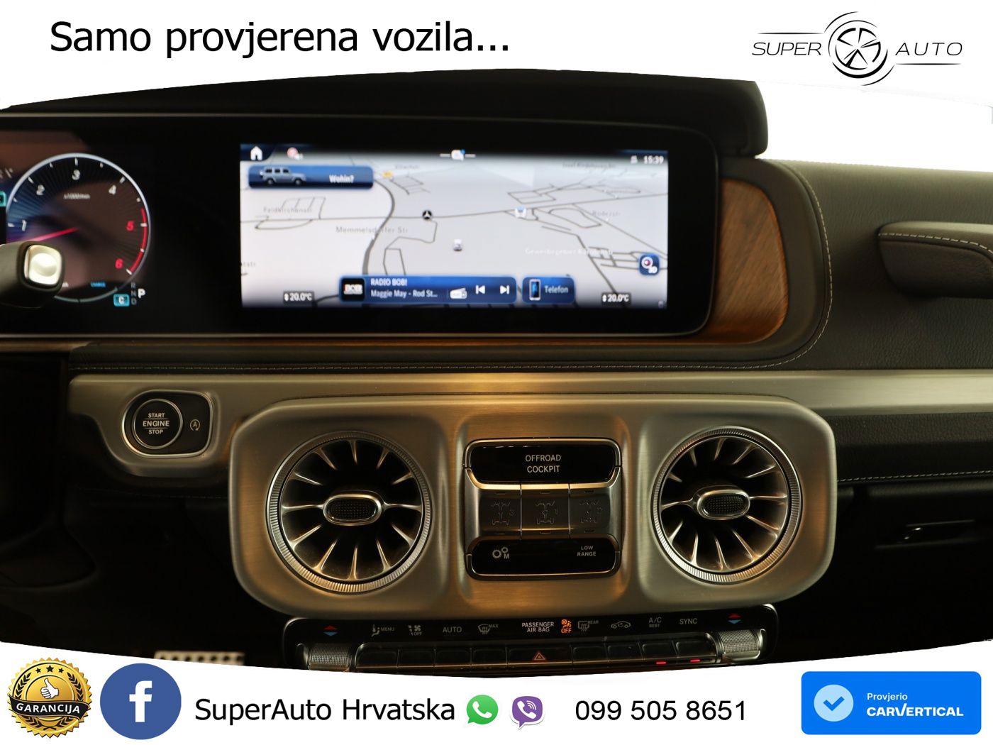 Mercedes G 450d Long (367 KS) 4MATIC 9G-TRONIC Exclusive LED+GR SJED+ACC