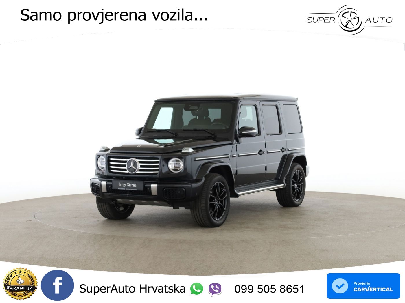 Mercedes G 450d Long (367 KS) 4MATIC 9G-TRONIC Exclusive LED+GR SJED+ACC