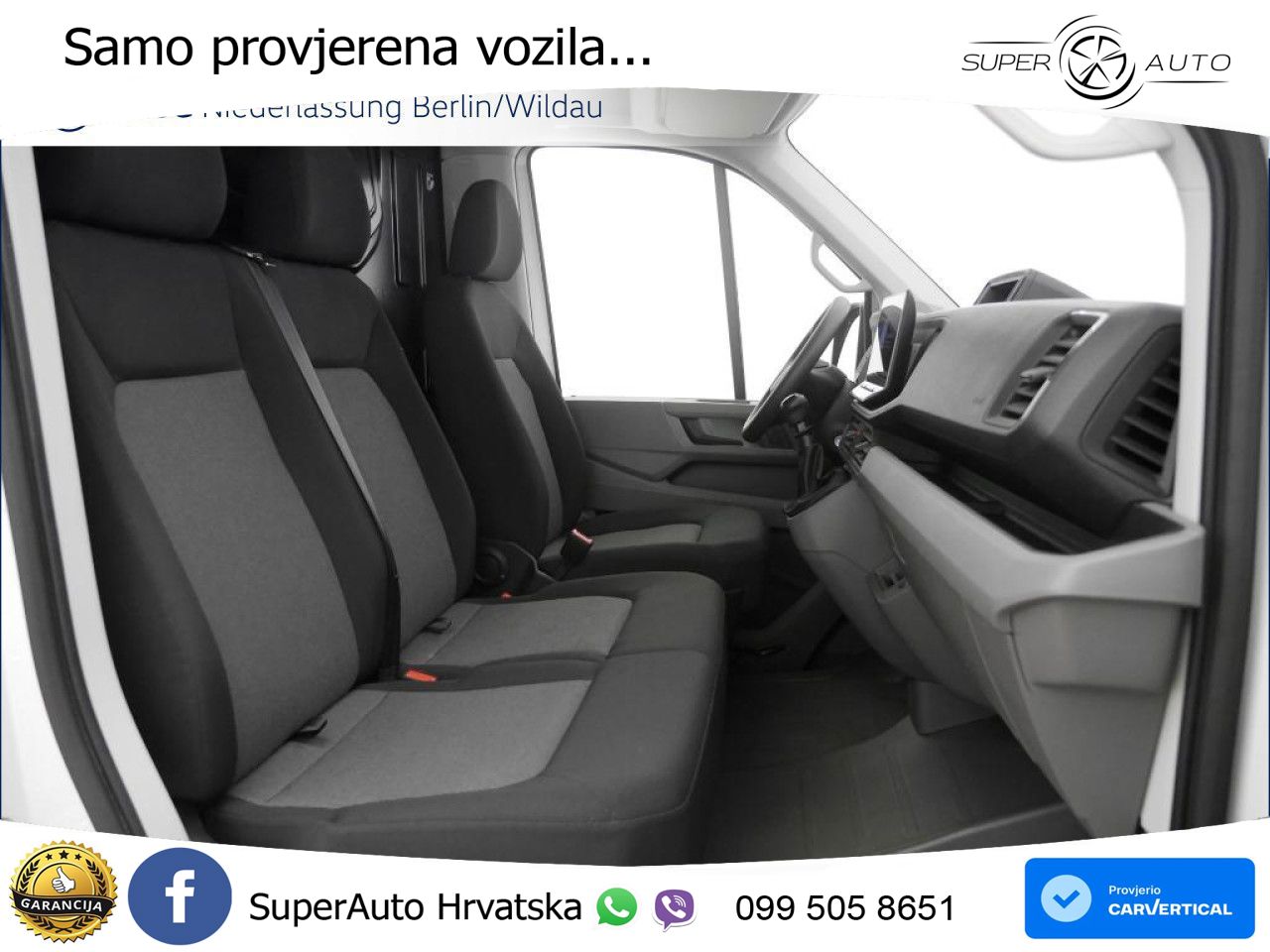 Volkswagen Crafter Kasten Lang Vorb AHK DAB GJR RFK Klima 140 KS