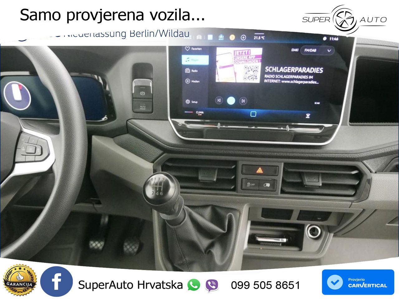 Volkswagen Crafter Kasten Lang Vorb AHK DAB GJR RFK Klima 140 KS