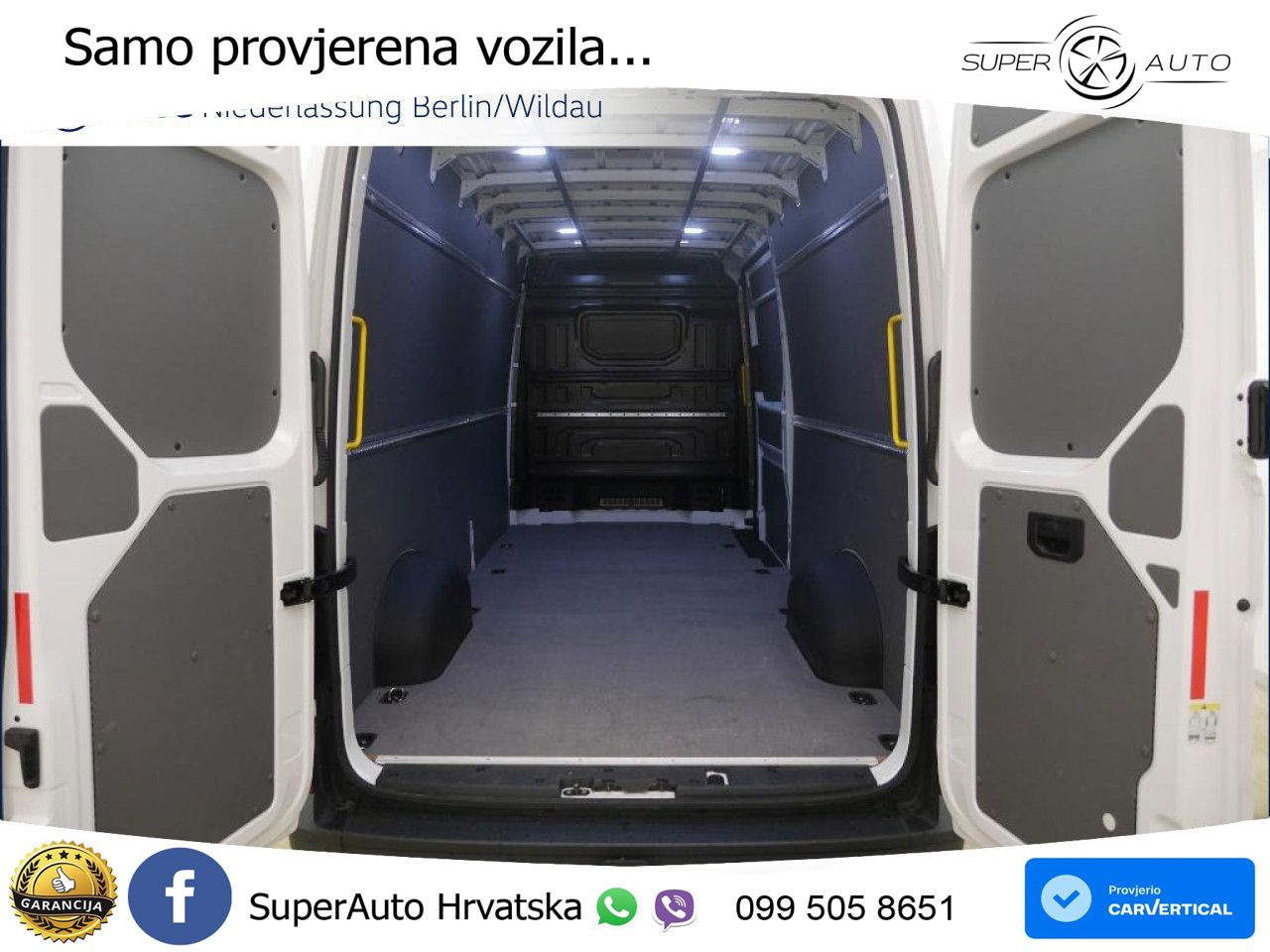Volkswagen Crafter Kasten Lang Vorb AHK DAB GJR RFK Klima 140 KS