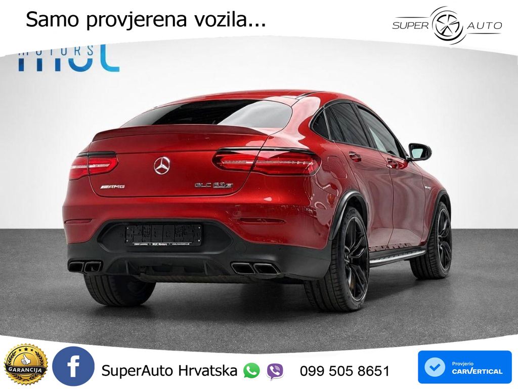Mercedes GLC Coupe AMG 63 S (510 KS) 4MATIC+ MCT ACC+HEAD+GR SJED+360+PANO