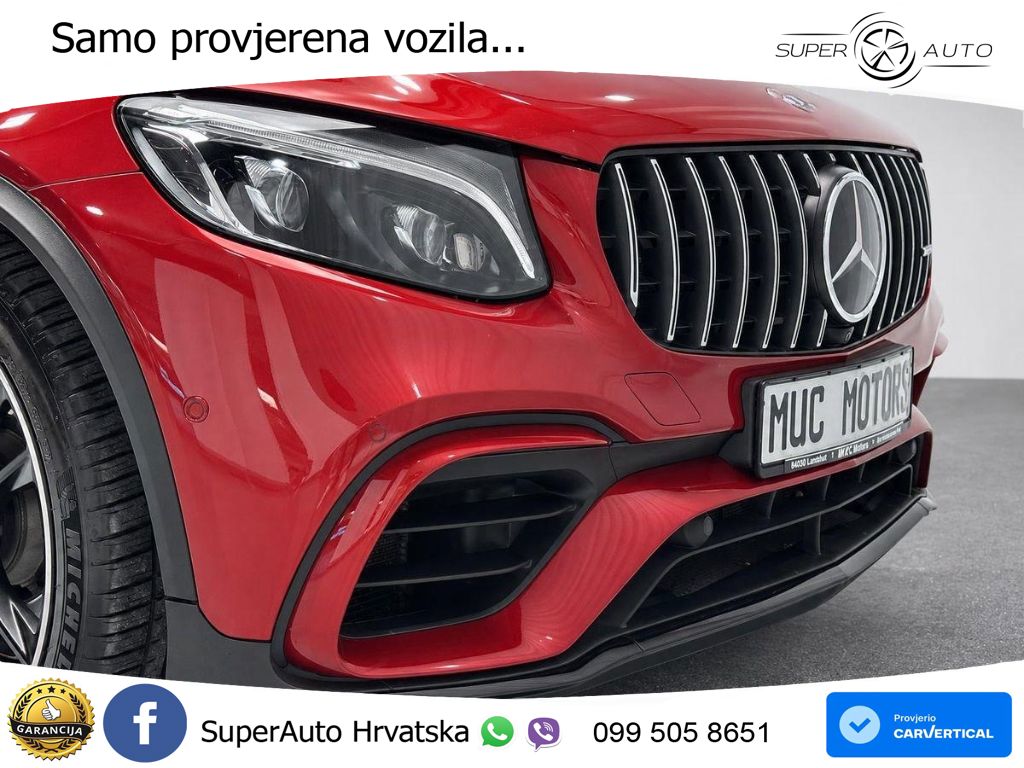 Mercedes GLC Coupe AMG 63 S (510 KS) 4MATIC+ MCT ACC+HEAD+GR SJED+360+PANO