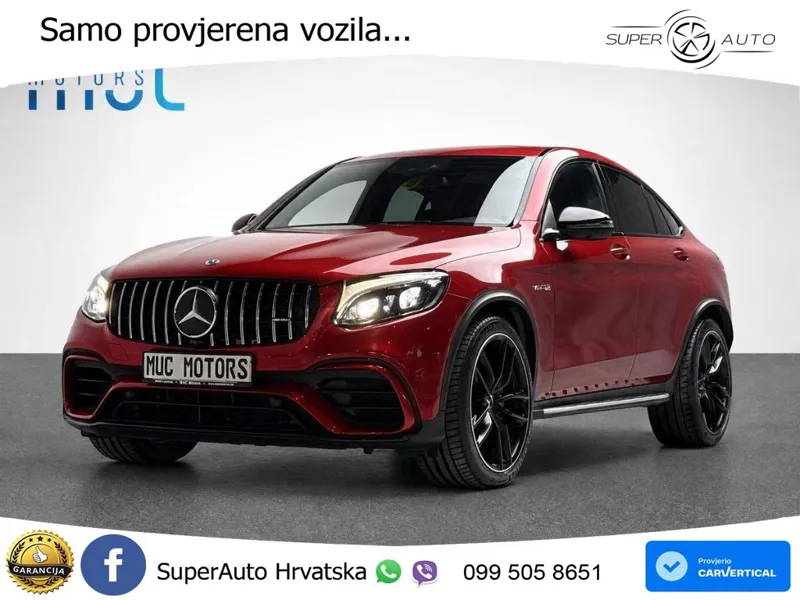 Mercedes GLC Coupe AMG 63 S (510 KS) 4MATIC+ MCT ACC+HEAD+GR SJED+360+PANO