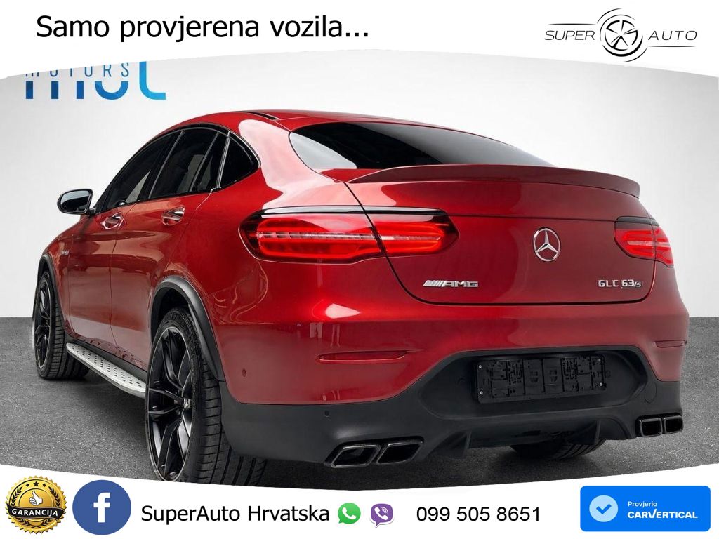 Mercedes GLC Coupe AMG 63 S (510 KS) 4MATIC+ MCT ACC+HEAD+GR SJED+360+PANO