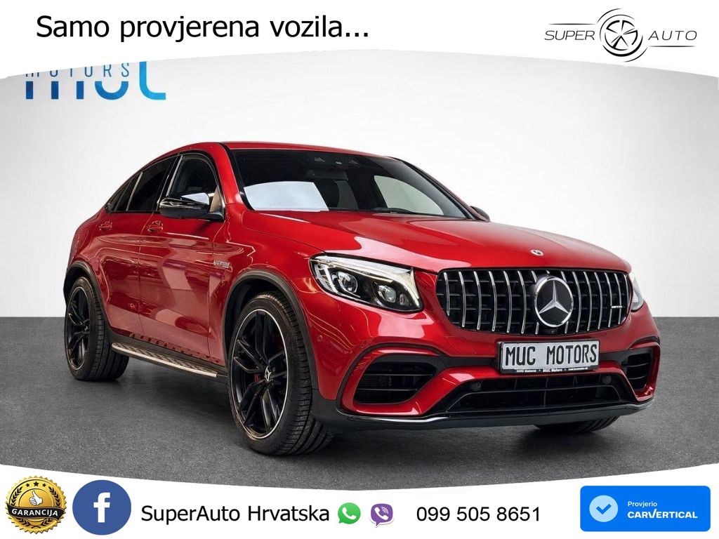 Mercedes GLC Coupe AMG 63 S (510 KS) 4MATIC+ MCT ACC+HEAD+GR SJED+360+PANO