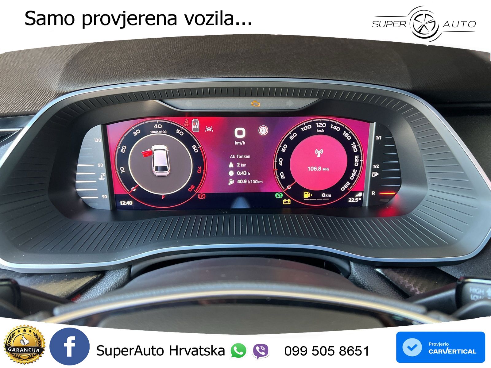 Škoda Octavia Combi RS 2.0 TSI (265 KS) DSG LED+GR SJED+ACC