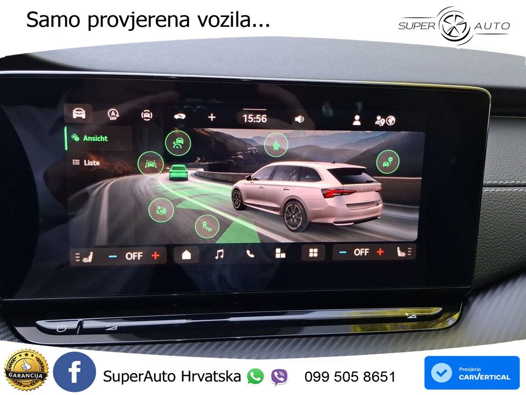 Škoda Octavia Combi 1.5 TSI (150 KS) DSG SportLine MATRIX+GR SJED+KAM