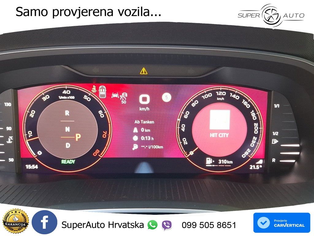 Škoda Octavia Combi 1.5 TSI (150 KS) DSG SportLine MATRIX+GR SJED+KAM