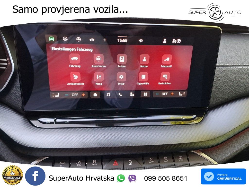 Škoda Octavia Combi 1.5 TSI (150 KS) DSG SportLine MATRIX+GR SJED+KAM