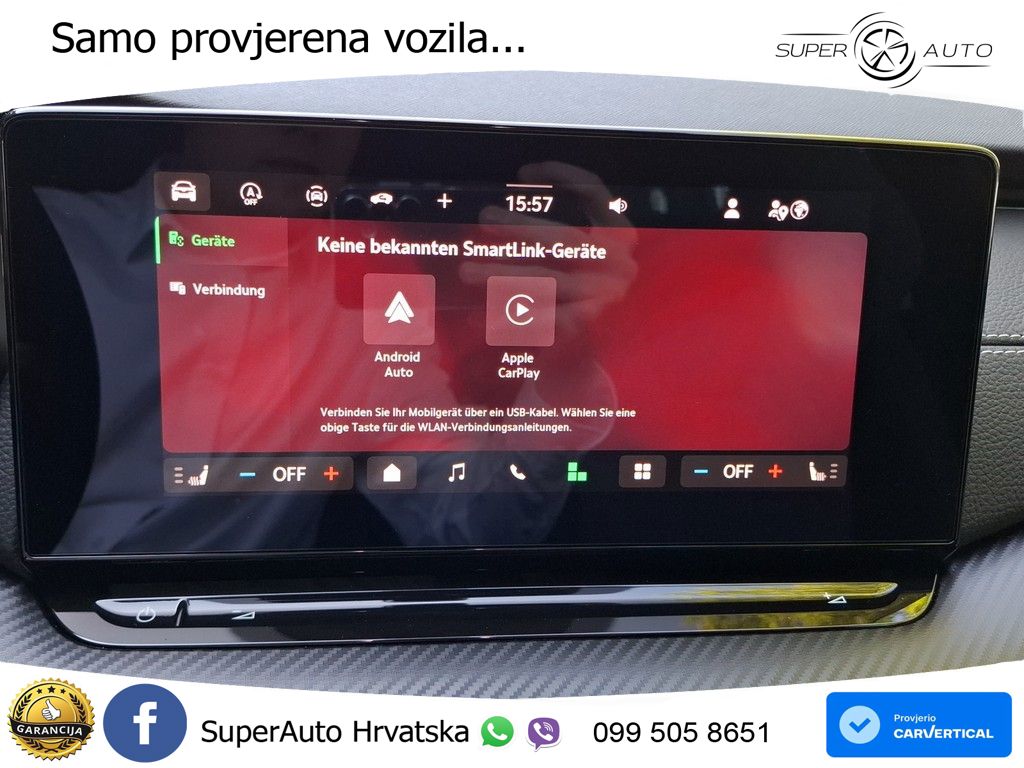 Škoda Octavia Combi 1.5 TSI (150 KS) DSG SportLine MATRIX+GR SJED+KAM