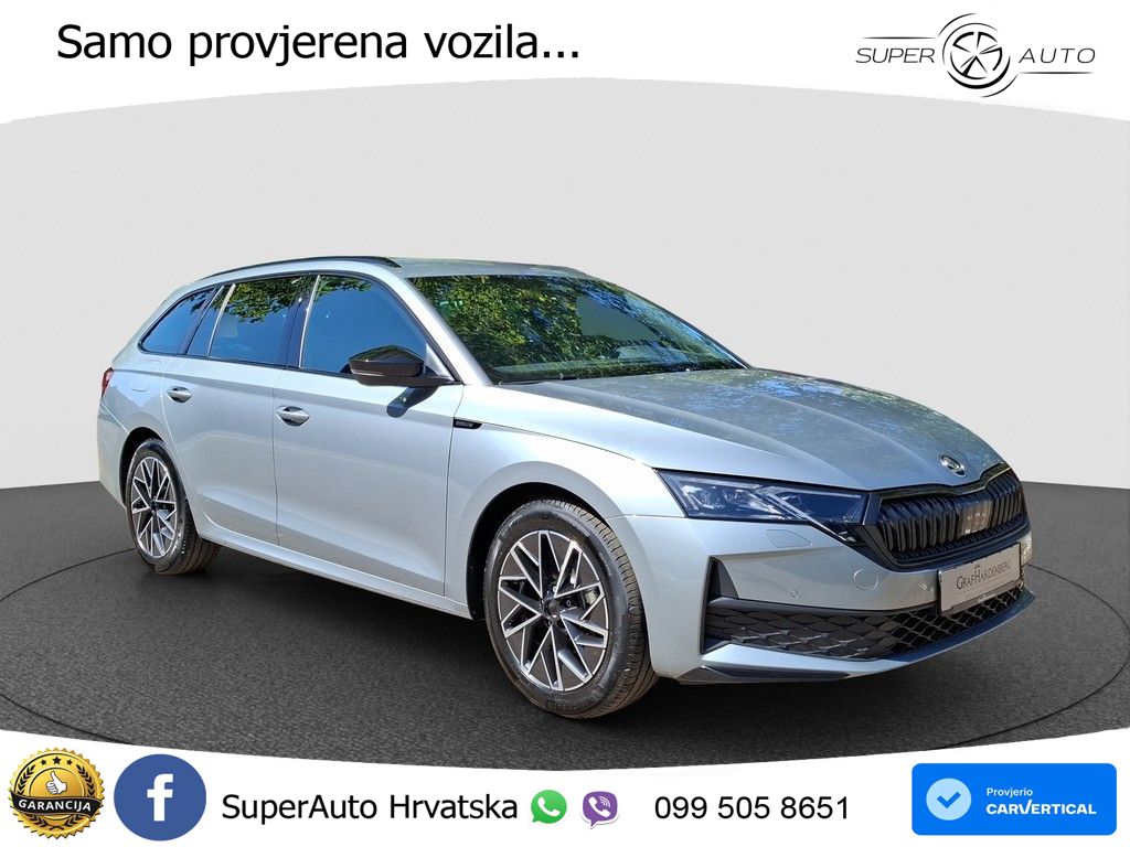 Škoda Octavia Combi 1.5 TSI (150 KS) DSG SportLine MATRIX+GR SJED+KAM