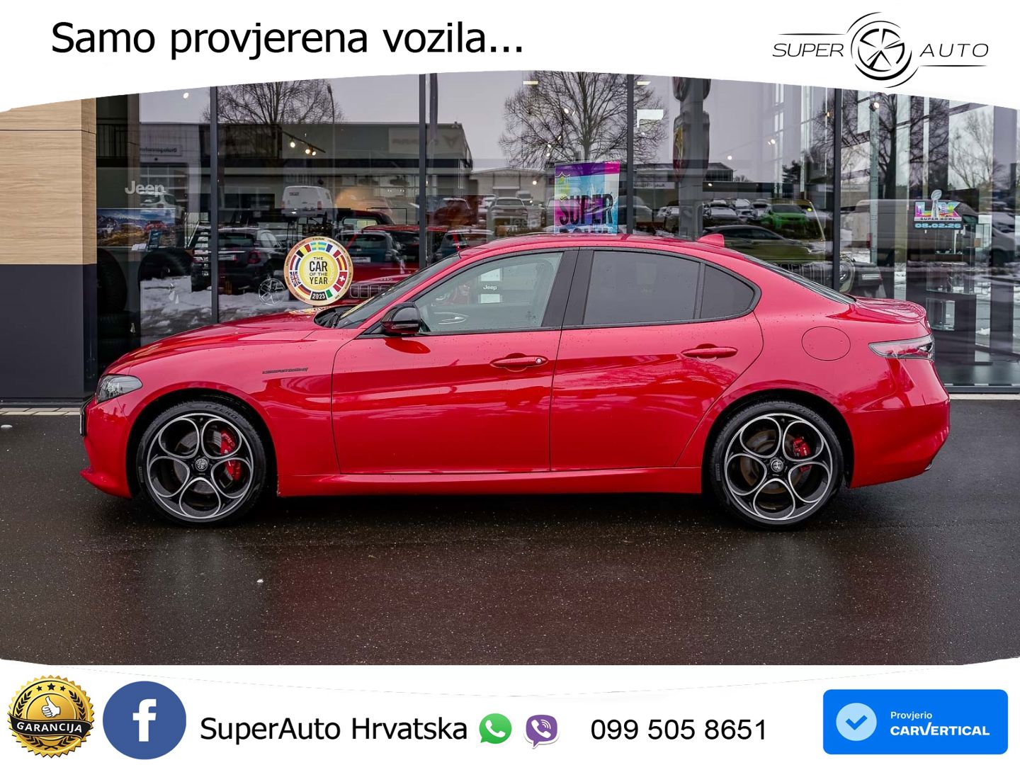 Alfa Romeo Giulia 2.0 Turbo (280 KS) AWD Automatic LED+GR SJED+ACC