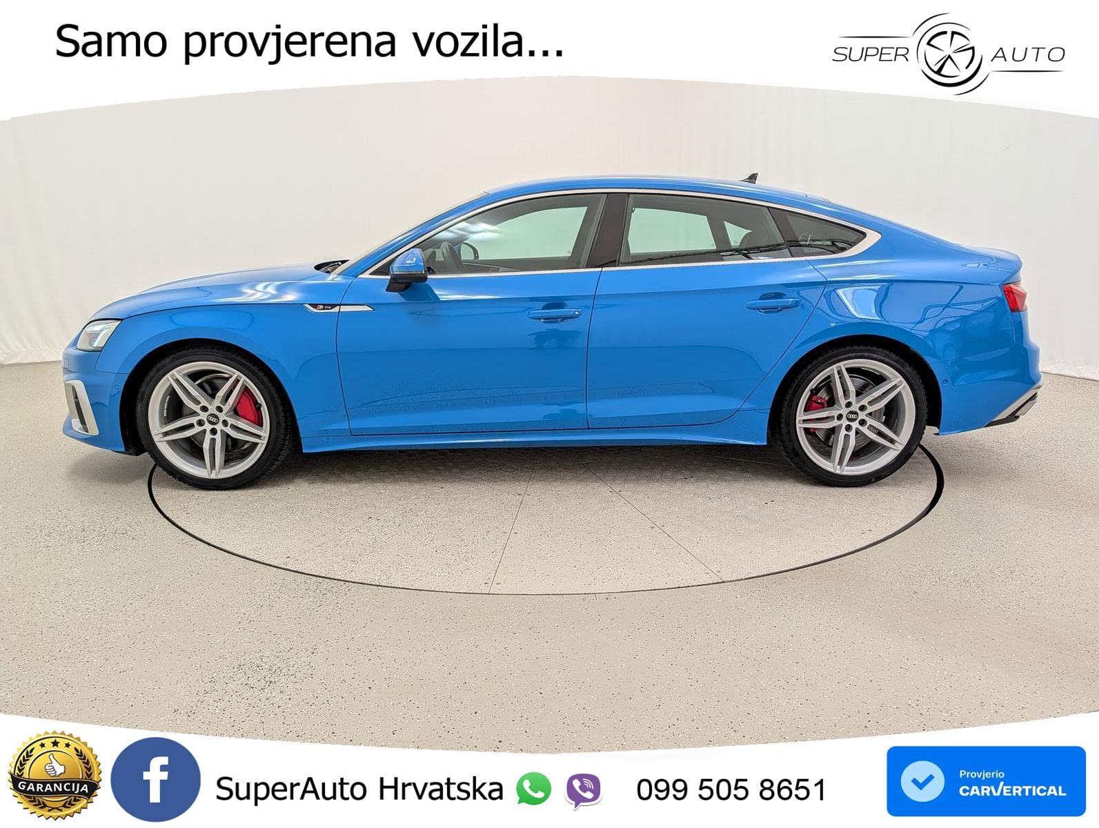 Audi A5 Sportback 45 TFSI (265 KS) quattro S tronic S line LED+GR SJED+ACC