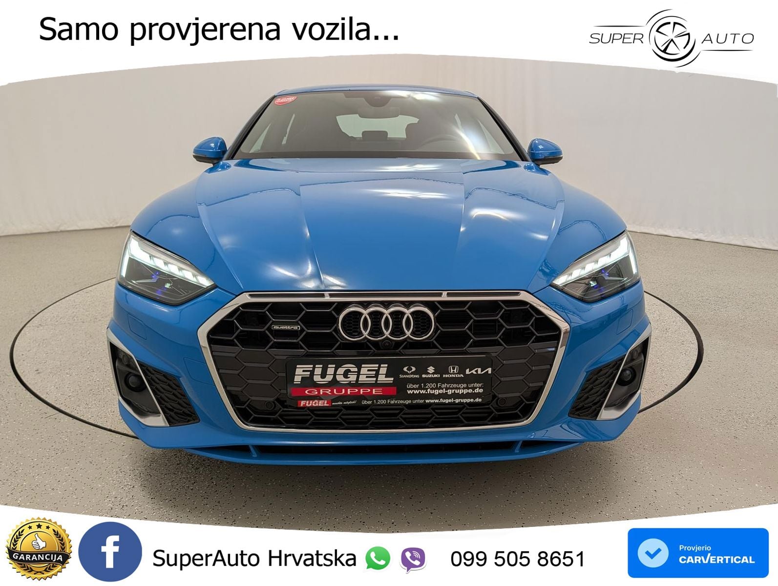 Audi A5 Sportback 45 TFSI (265 KS) quattro S tronic S line LED+GR SJED+ACC