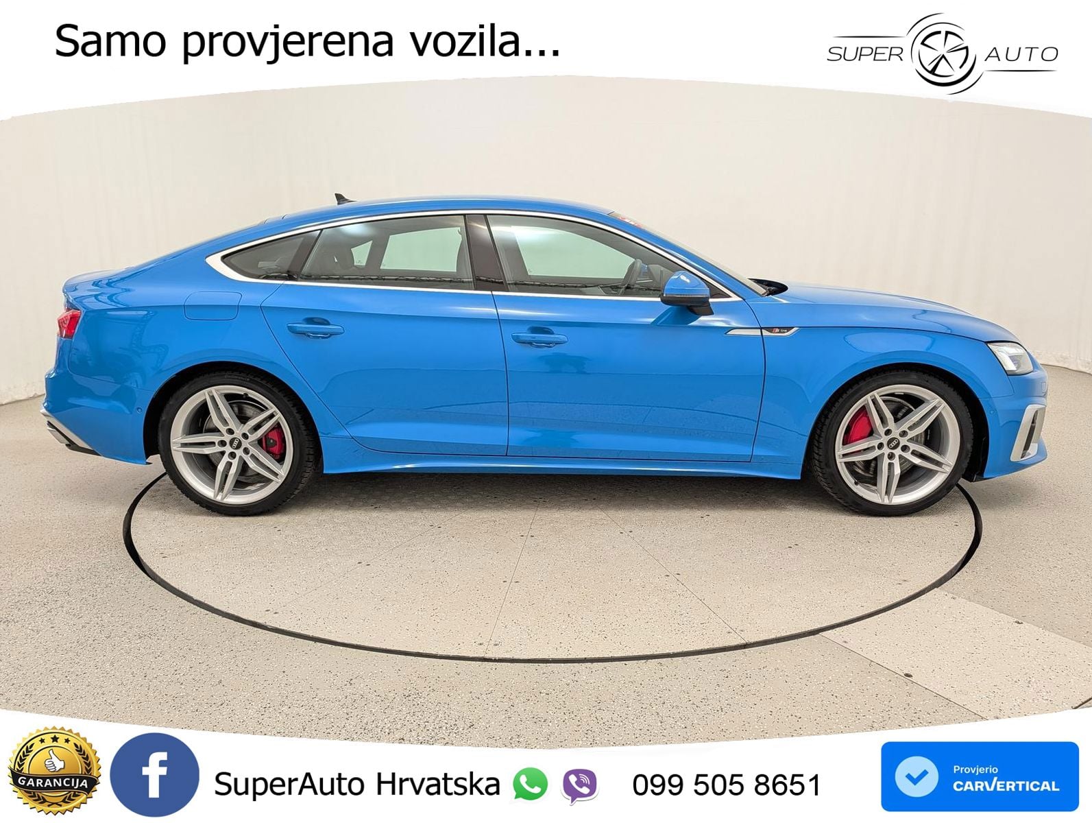 Audi A5 Sportback 45 TFSI (265 KS) quattro S tronic S line LED+GR SJED+ACC