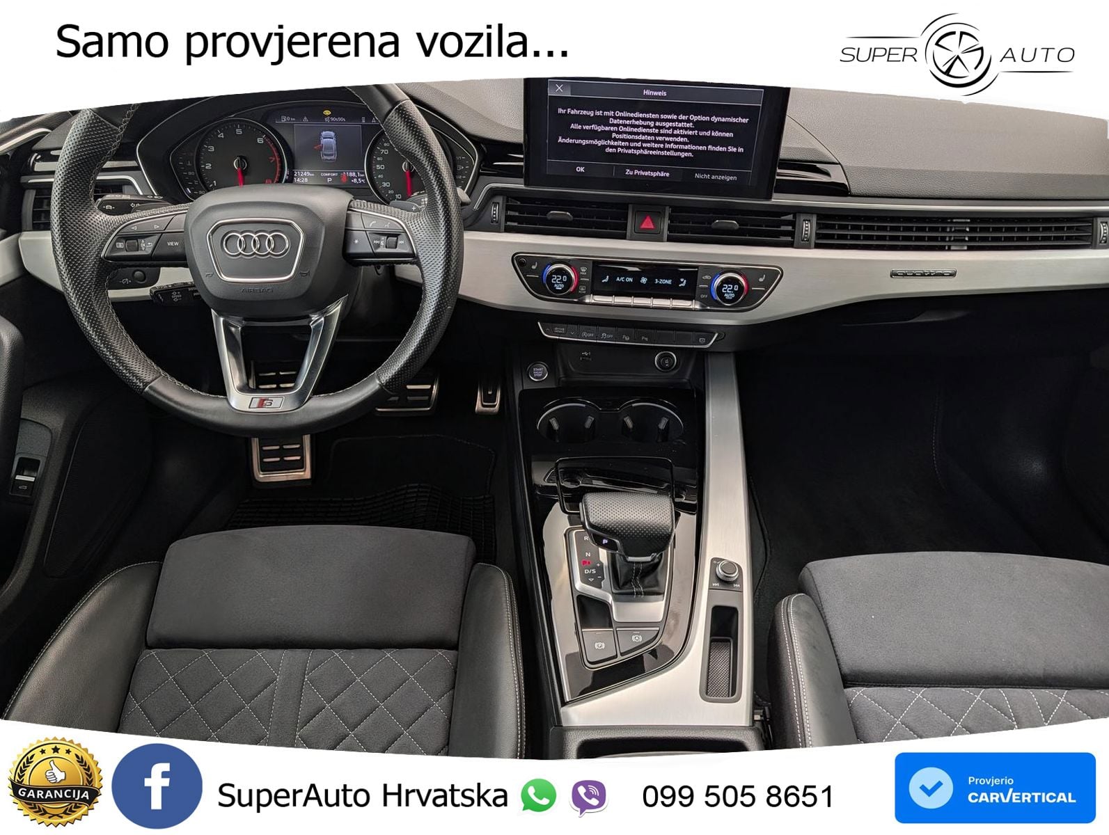 Audi A5 Sportback 45 TFSI (265 KS) quattro S tronic S line LED+GR SJED+ACC